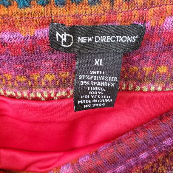 Boho Knit Maxi Skirt Retro Western Size XL - EUC! - Picture 3 of 14